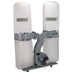 Draper DE2200 Portable Dust/Chip Extractor, 300L, 2200W - (80947)