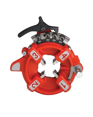 Ridgid 10491 555 1/8” - 3/4” Dual Die Head, Quick-Opening, Rh - Diehead, 555 L/Dies