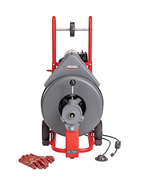 Ridgid 44147 230 V, 50 Hz Machine With Ridgid Pvc Drain Cleaning Gloves, 3⁄4" (20 Mm) Pigtail. - K750Se Drum Mach Europe